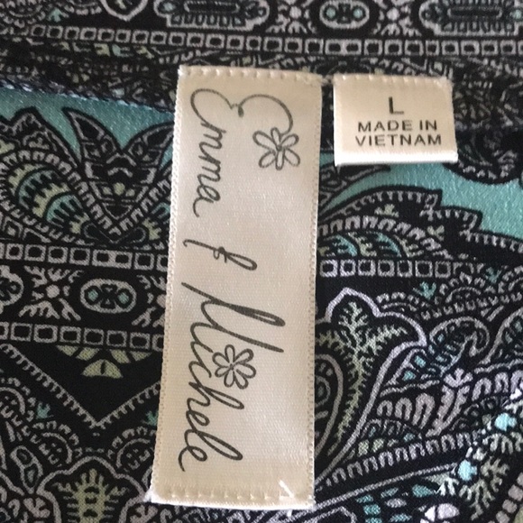 Paisley gray and turquoise and a lite green $10 - Picture 7 of 7